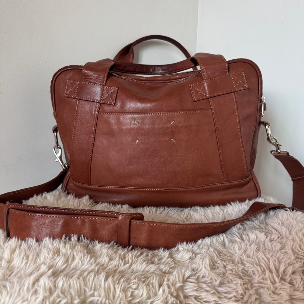 Maison Margiela Holdall Weekender Bag Brown